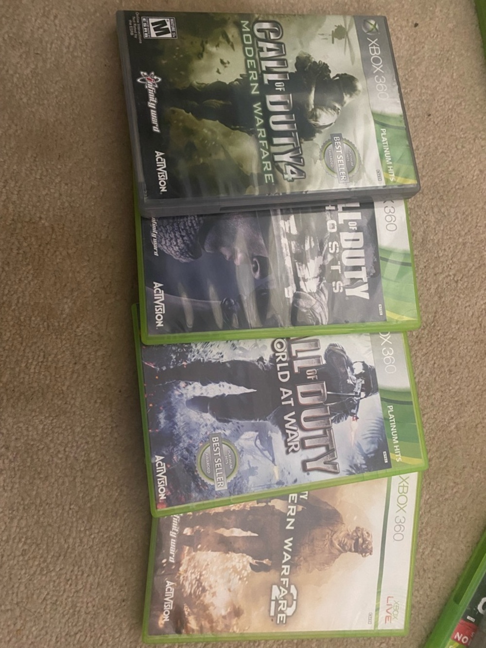 Call of Duty Game Lot - Xbox 360